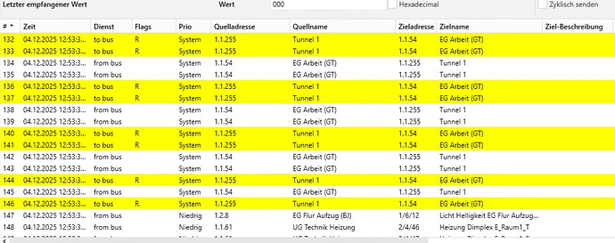 ETS liest Gerät aus ohne Symcon connected