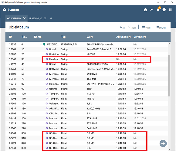 2. Hardware & SD-Card nicht auslesbar
