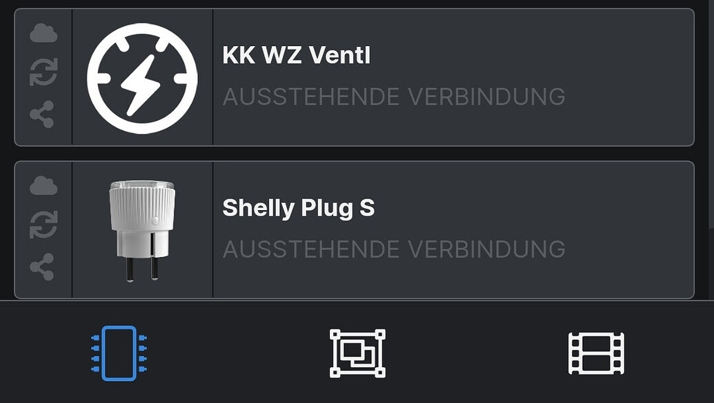 Shelly App > neue Geräte lassen sich nicht mehr einbinden Sonstige Funkkomponenten