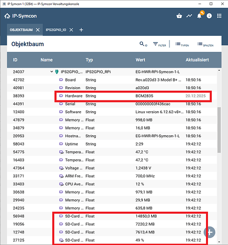 1. Hardware & SD-Card auslesbar