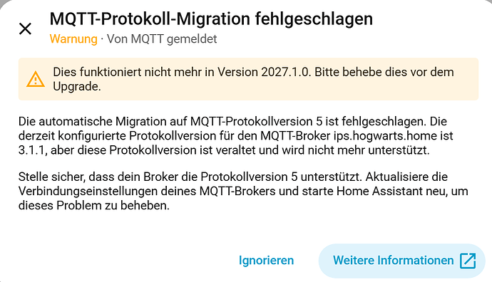 MQTT Protokollversion