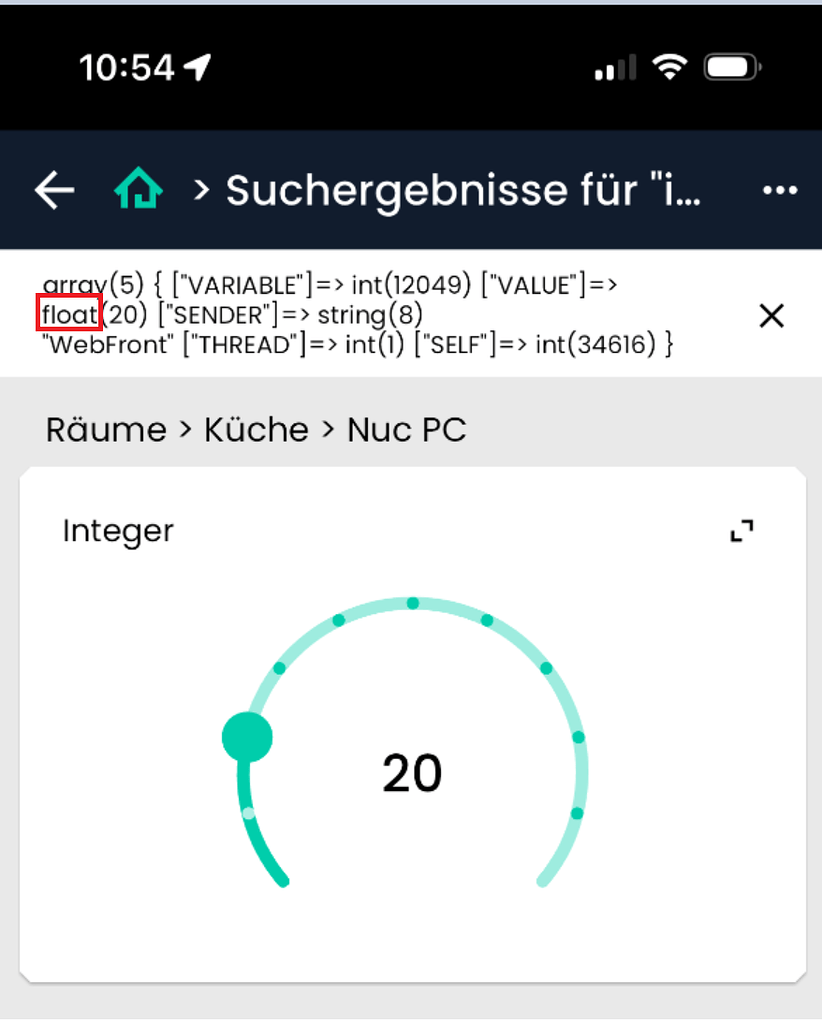 Tile Visu: $_IPS['VALUE'] mit falschem Datentyp - Visualisierung - IP ...