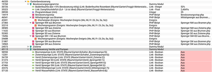 Screenshot Programmteil