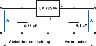 FestSpannungsRegler-Schaltung  LM 78M05.gif