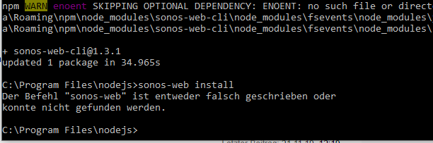 node installation heute.PNG